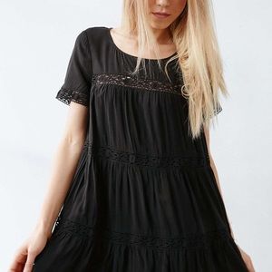 Urban Outfitters Eleonora Crochet Inset Dress